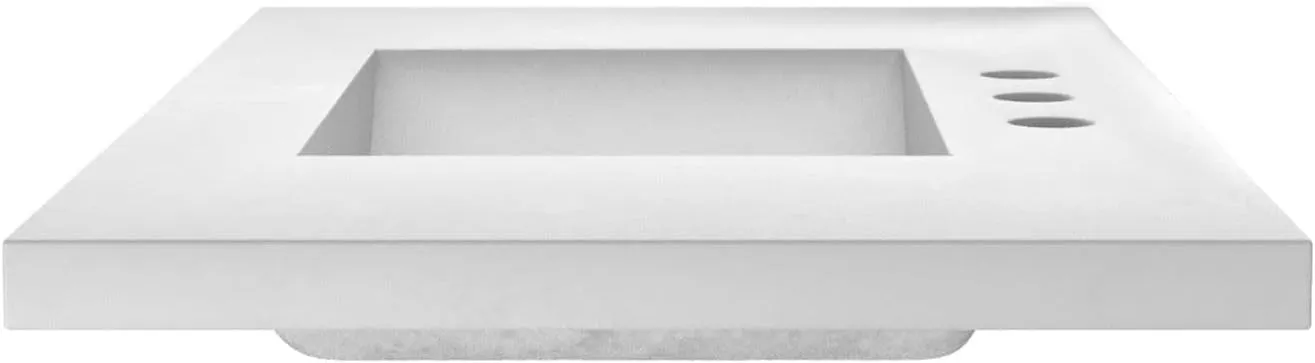 NSVNT36-S Palomar Native Stone Vanity Top with Integral Bathroom Sink, 36", Slate