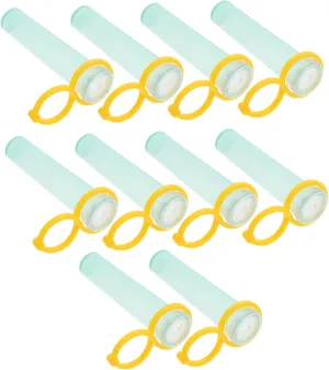 Nutrition Tube for Flower Growing 100 Pack Plastic Preservation Tube Lightweight Random Color