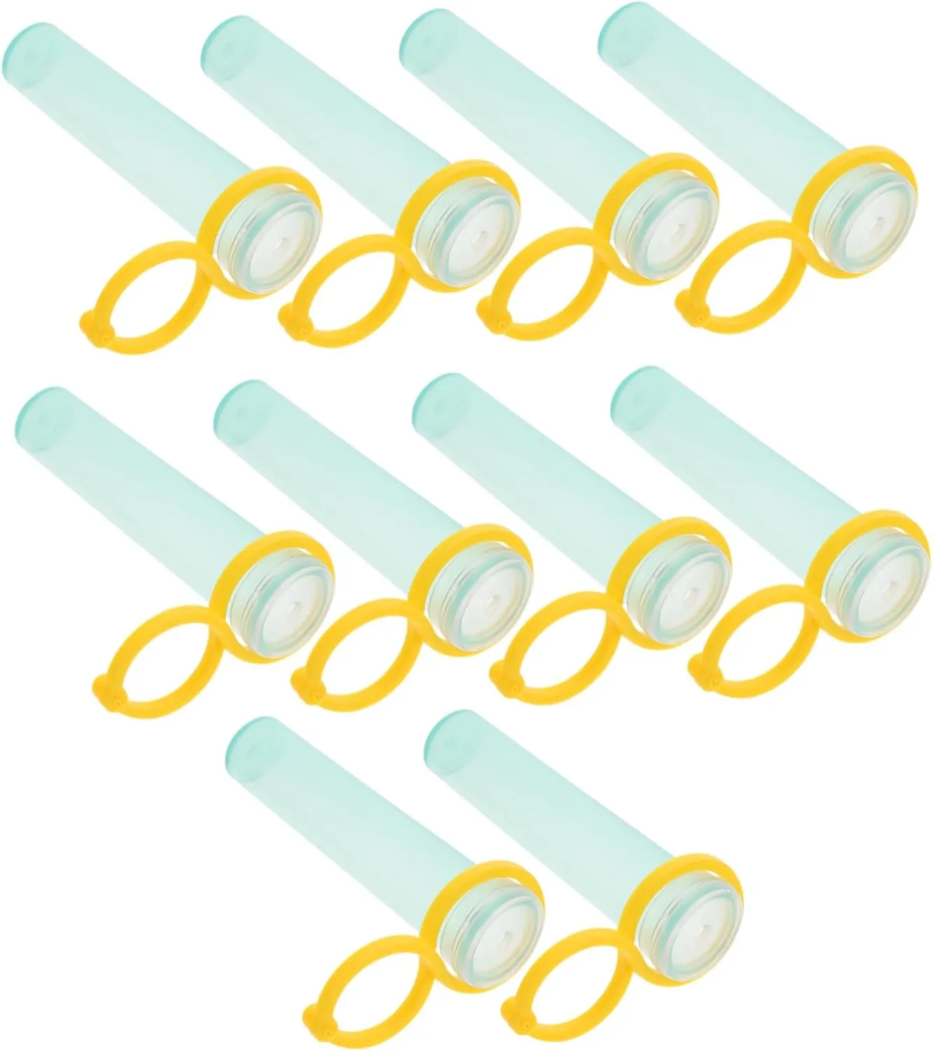 Nutrition Tube for Flower Growing 100 Pack Plastic Preservation Tube Lightweight Random Color
