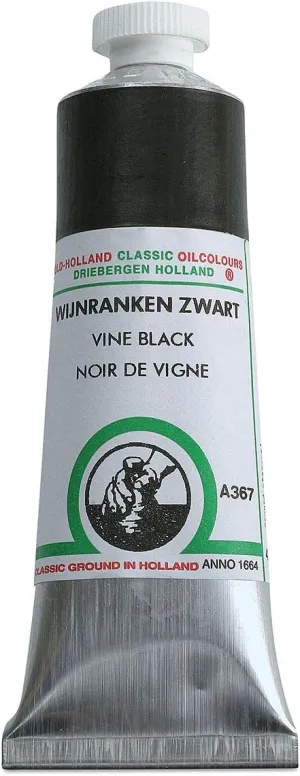 Old Holland Classic Oil Color - Vine Black 40ml Tube 40ml Tube
