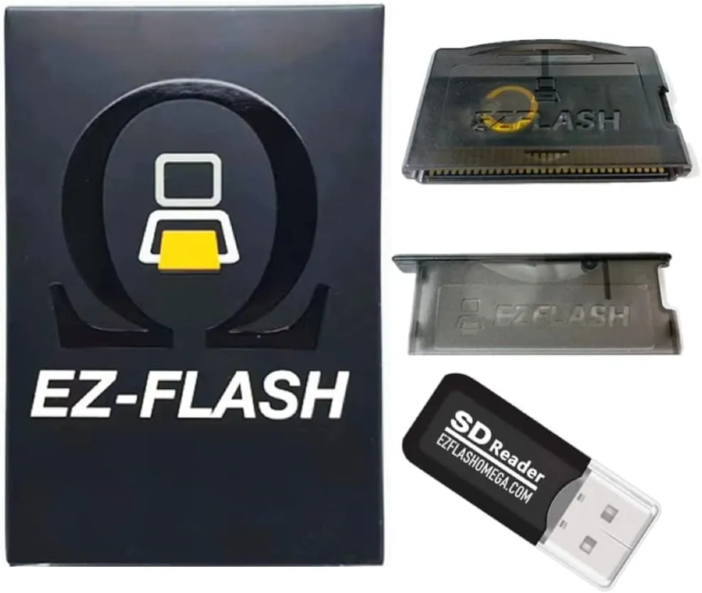 Omega Black Transparent Edition GBA NDS NDSL (Black Transparent)