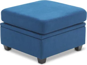 Ottoman Module for Modular Sectional Sofa, Storage Ottoman Seat for Convertible Sectional Sofa Couch, Blue