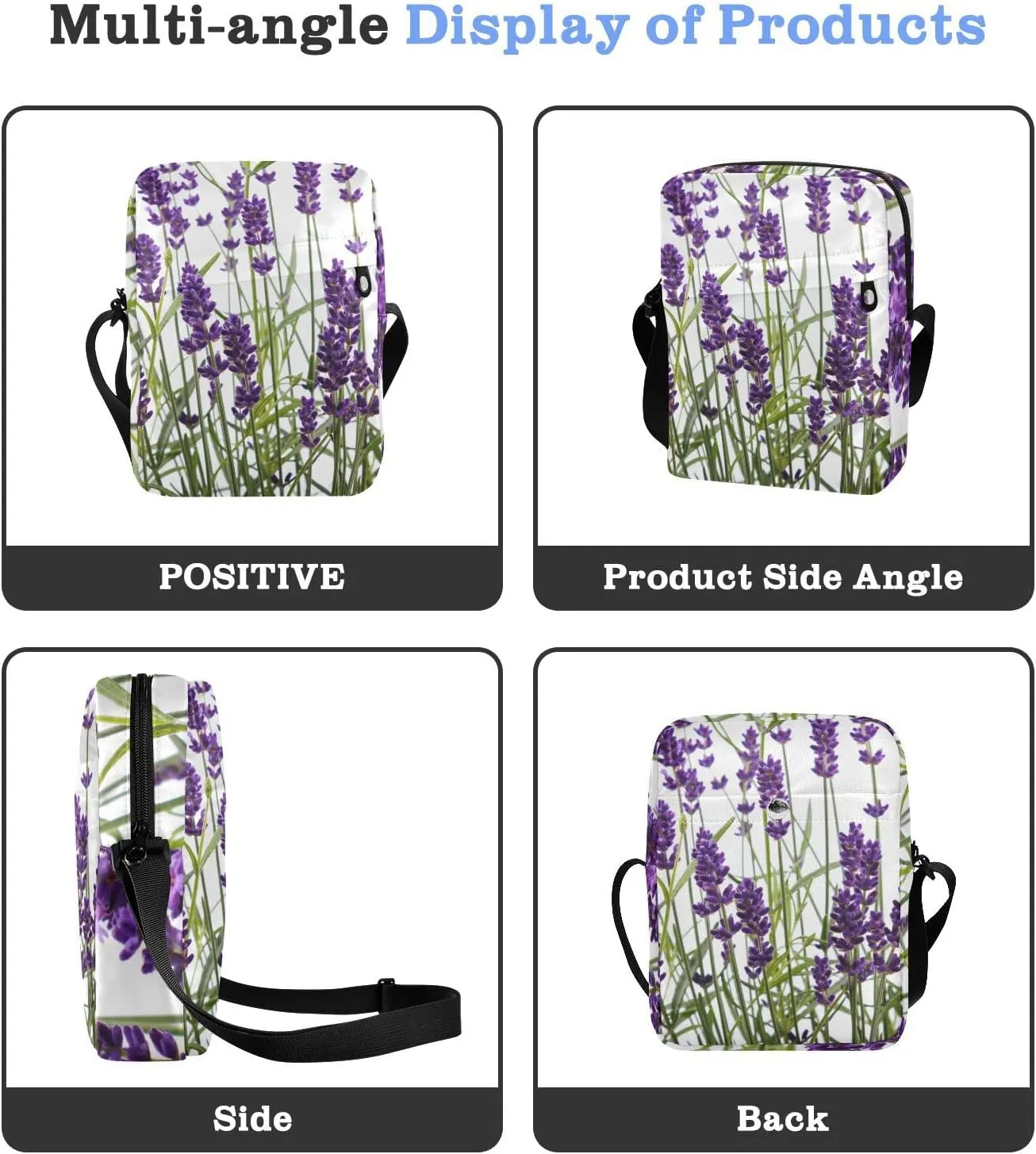 Oyihfvs Messenger Bag, Men's Crossbody Bag, Women's Crossbody Bag with Adjustable Strap