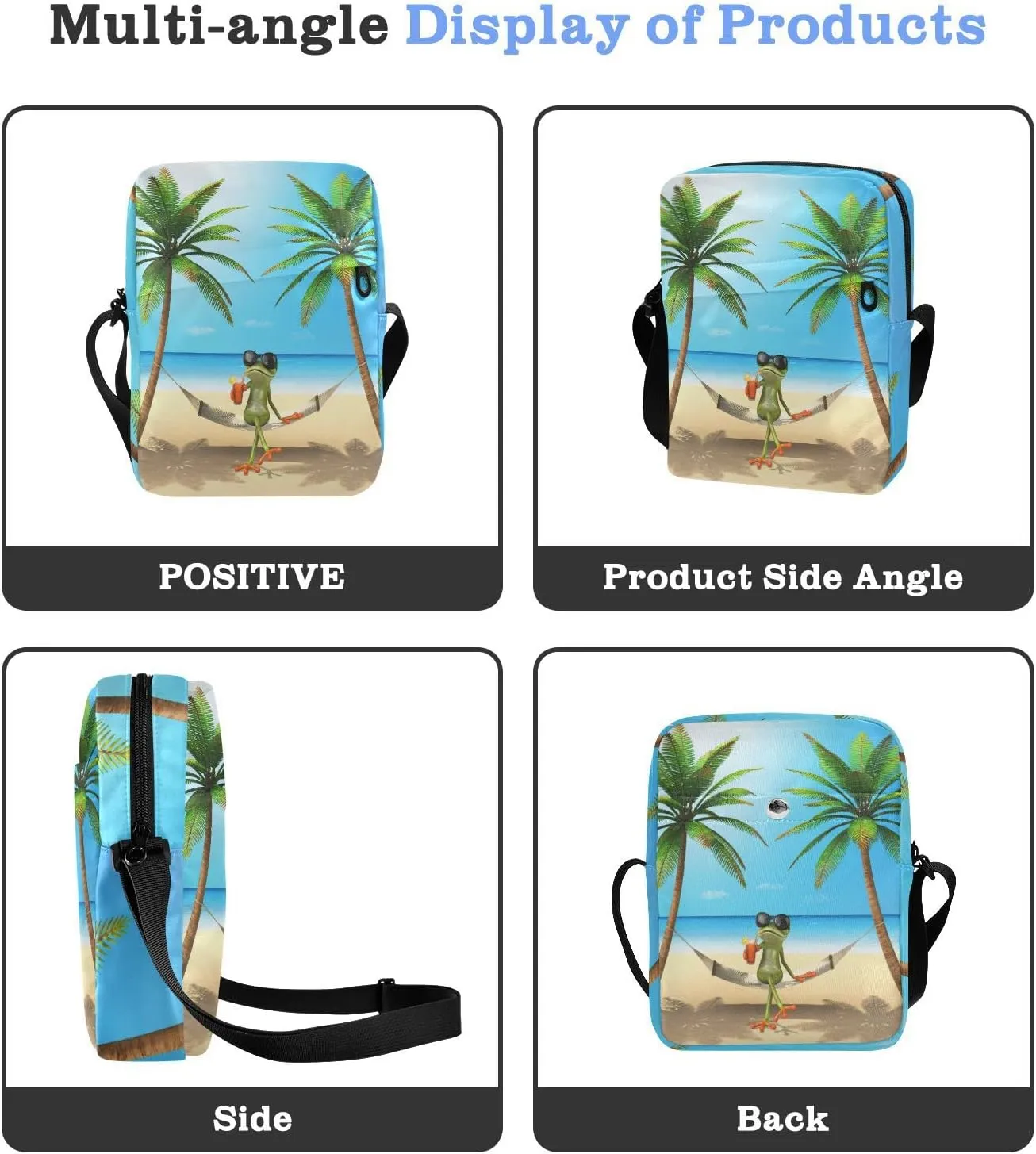 Oyihfvs Messenger Bag, Men's Crossbody Bag, Women's Crossbody Bag with Adjustable Strap