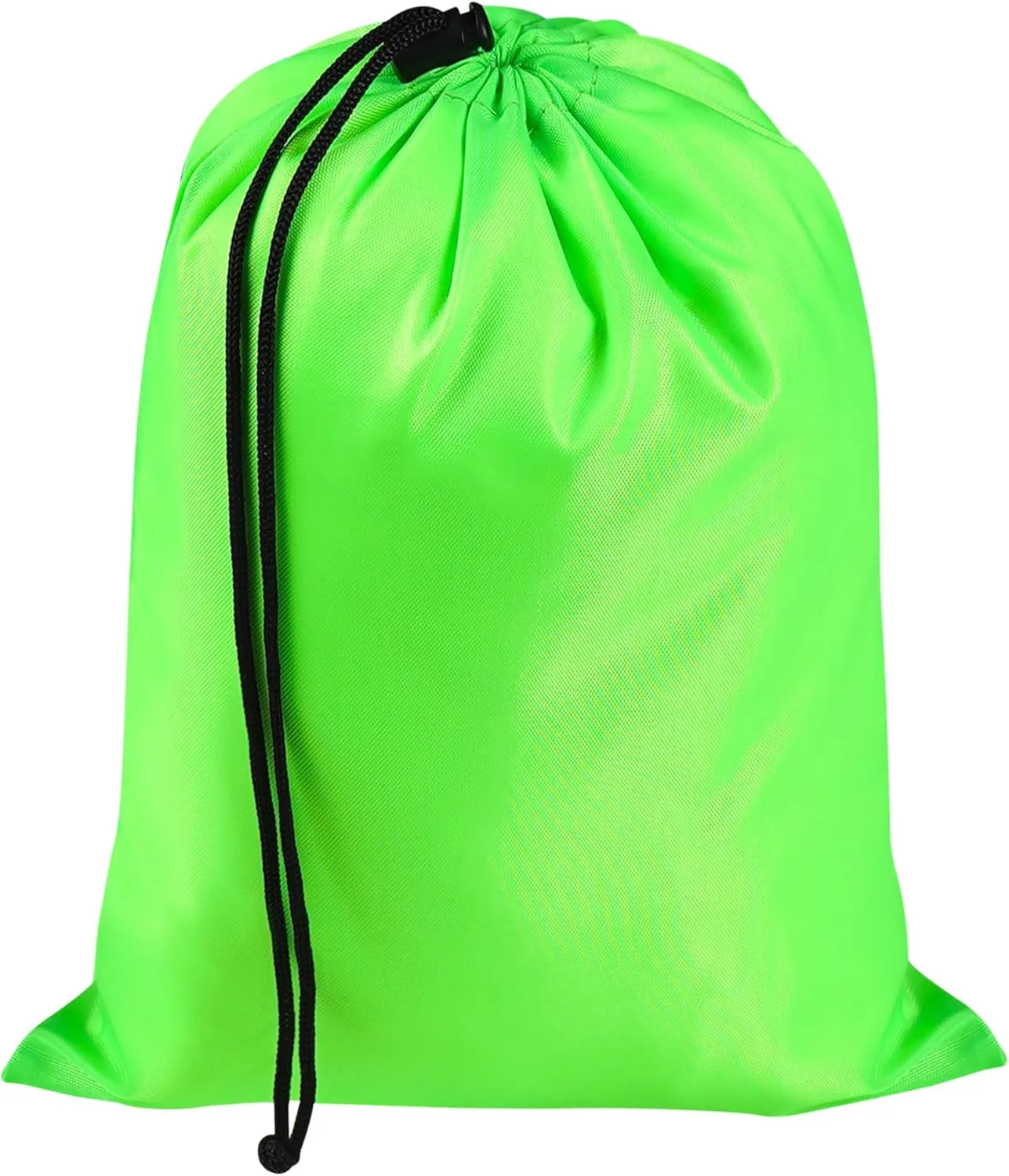 PALTERWEAR Drawstring Bag with Toggle - Nylon Cinch and Ditty Pouch (Green, 8 x 11 Inch)