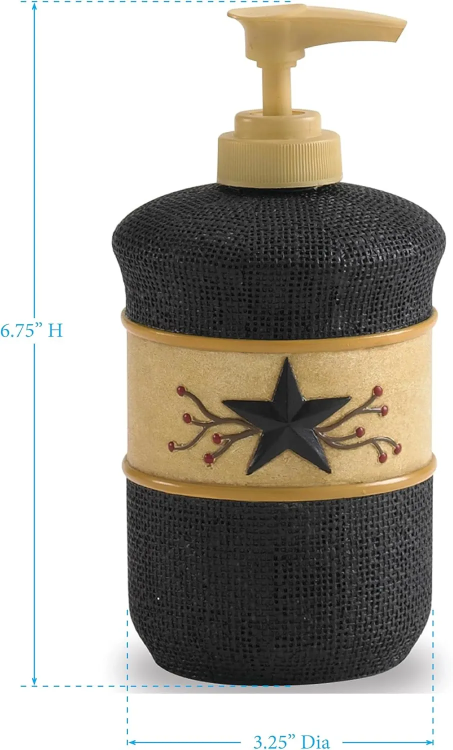 Park Designs Star Vine Soap Lotion Dispenser