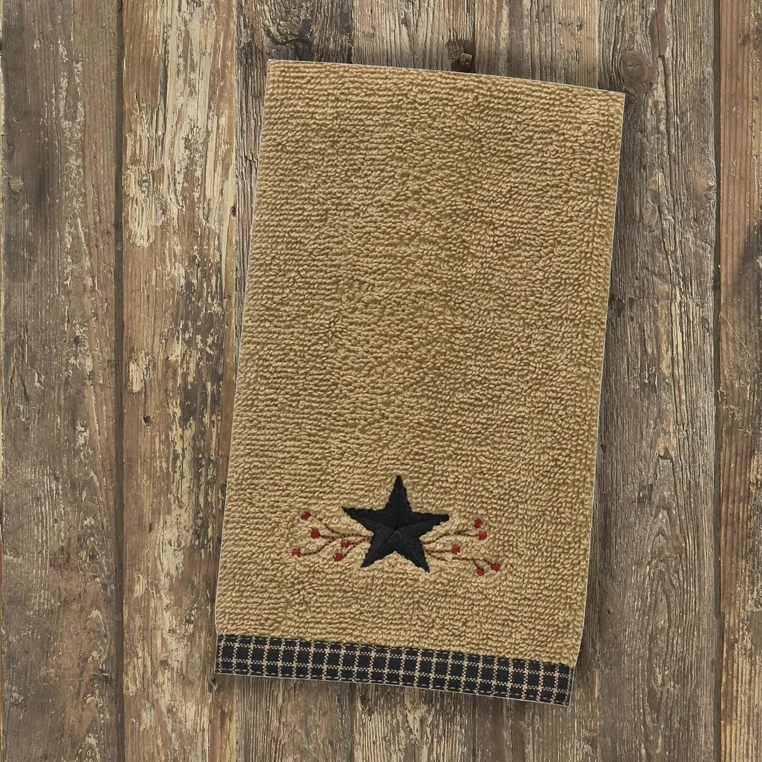 Park Designs Star Vine Terry Fingertip Towel - Set of 2