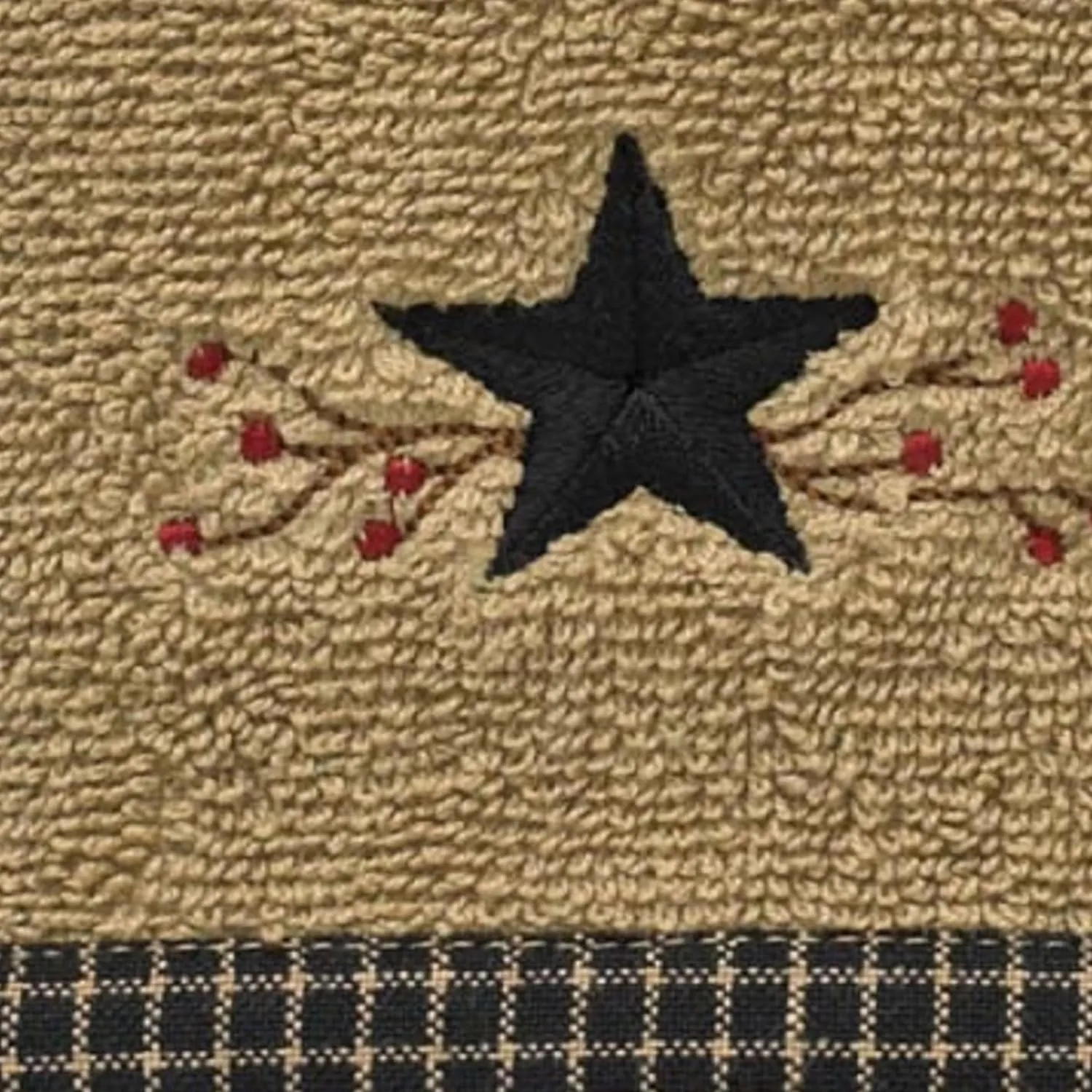 Park Designs Star Vine Terry Fingertip Towel - Set of 2