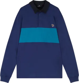 Paul Smith Men's Block Panel Long Sleeve Zebra Shirt