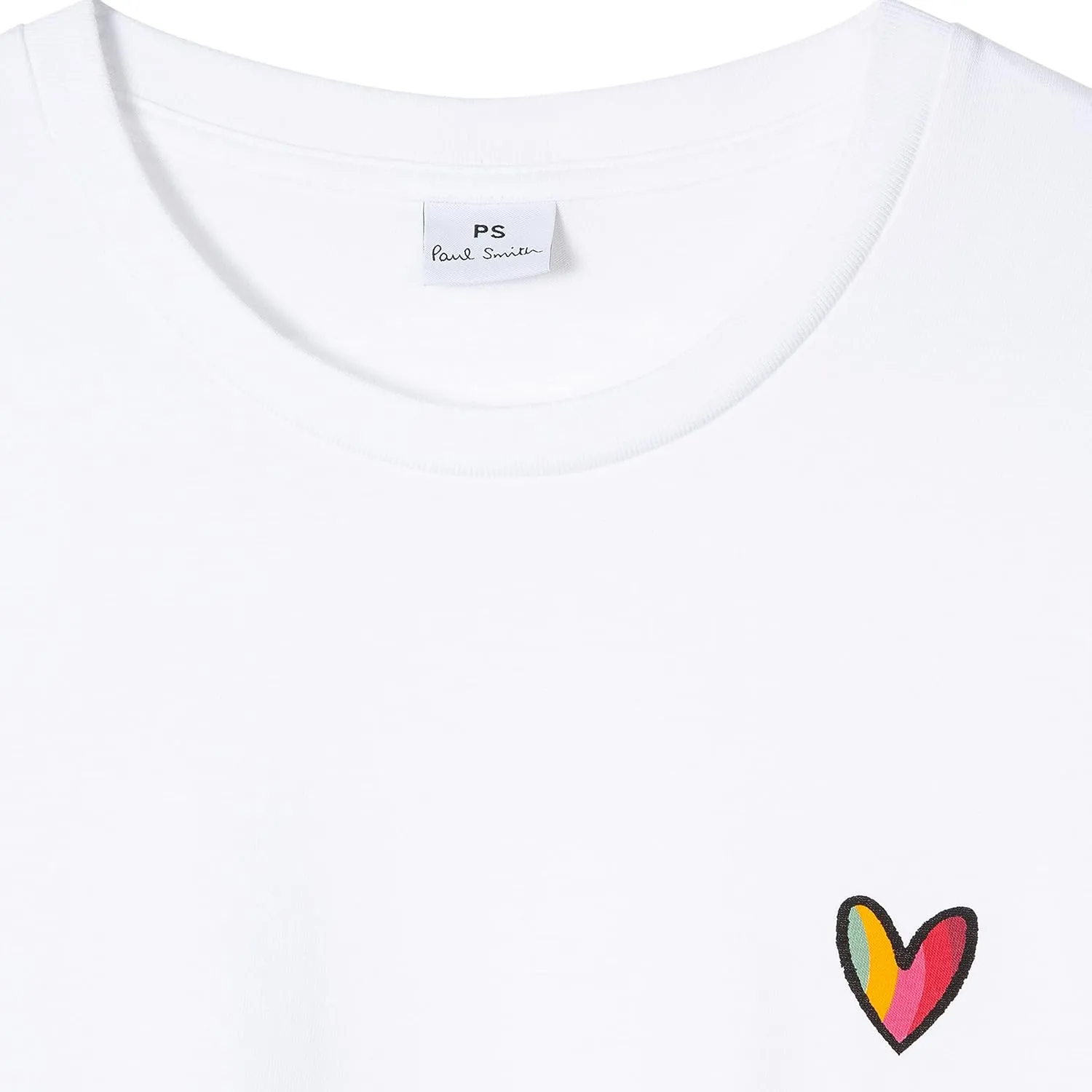 Paul Smith Ps Womens Swirl Heart Printed Tshirt
