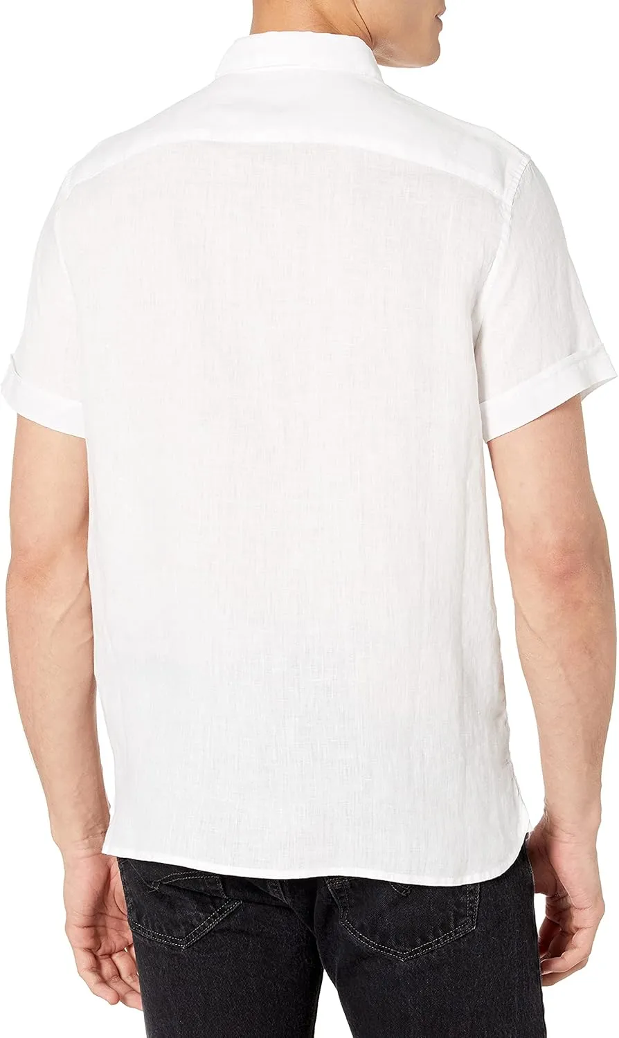 Perry Ellis Men's 100% Linen Short Sleeve Button-Down Shirt, Regular Fit (Sizes S-5X)