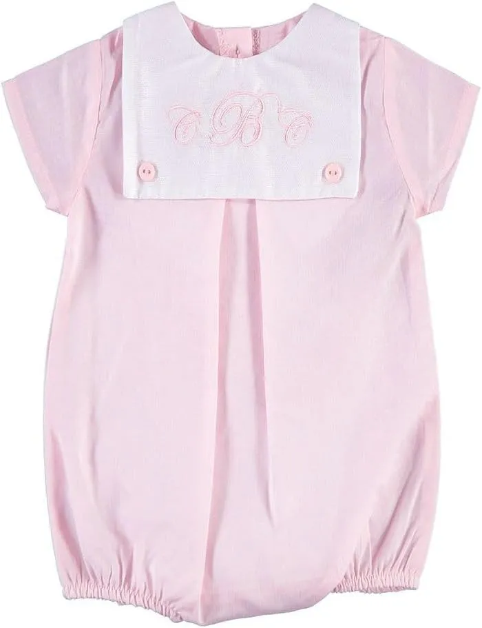Personalized Baby Gifts - Monogram Included, Boys Shortall and Girls Romper, Designed in USA