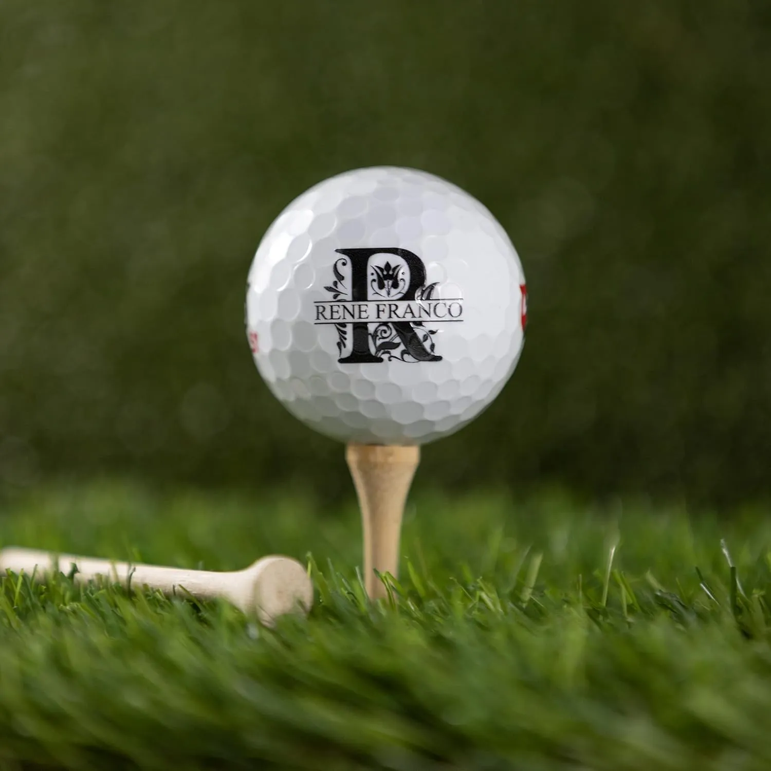 Personalized Golf Balls, 1 Dozen Wilson Staff Elite Golf Balls, Custom Monogram Designs, Personalized Golf Gifts for Men and Women