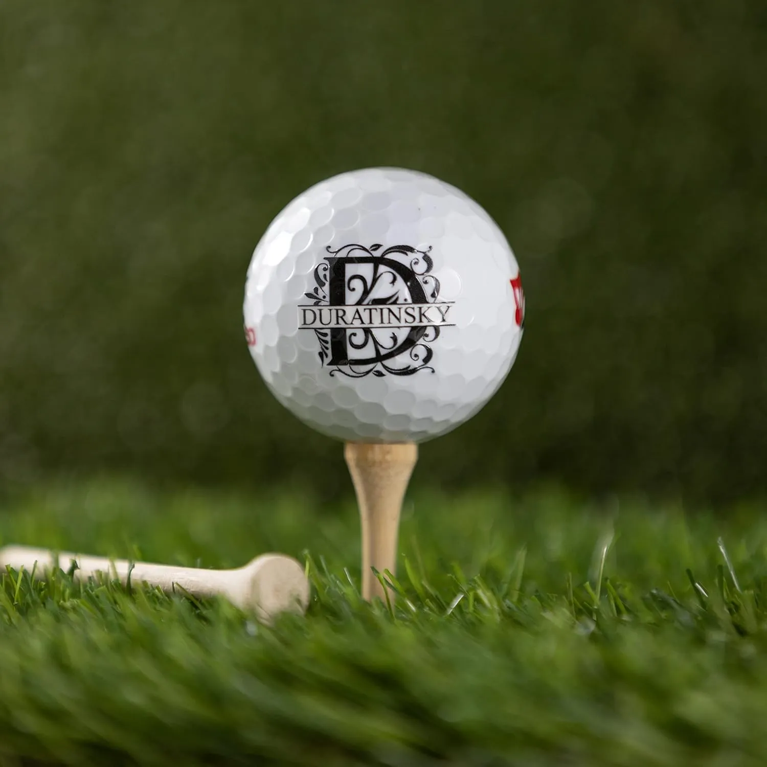 Personalized Golf Balls, 1 Dozen Wilson Staff Elite Golf Balls, Custom Monogram Designs, Personalized Golf Gifts for Men and Women