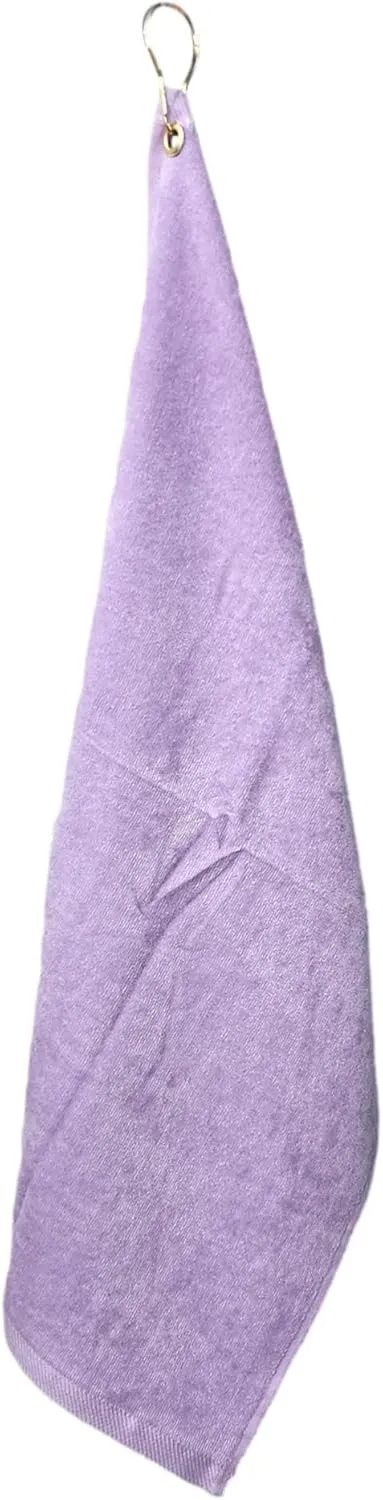 Personalized Women's Golf Bag Towel with Embroidered Name (Lavender- Embroidered Name Woman)