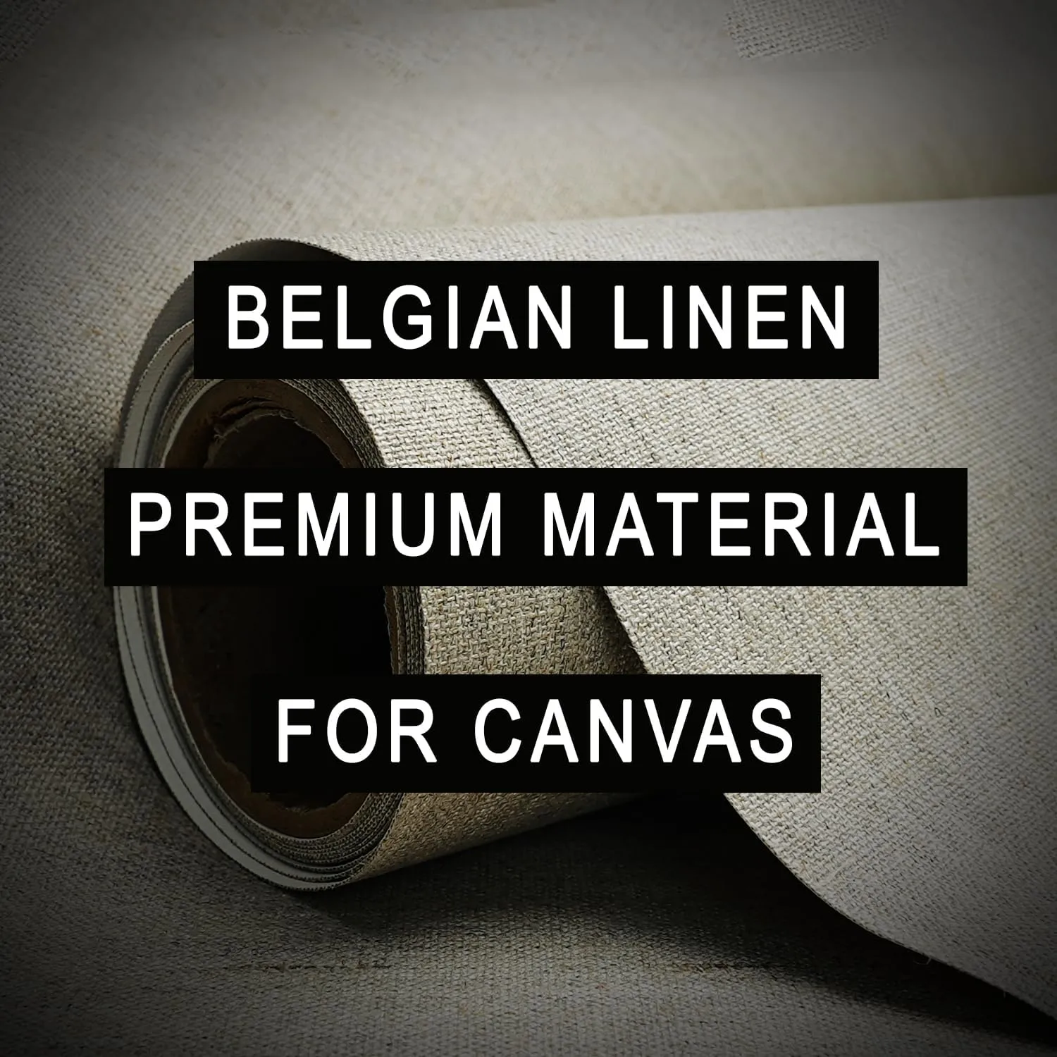 PHOENIX Large Belgian Linen Canvas for Oil Painting - 16x20 Inch/4 Pack Smooth Texture, 3/4 Inch Profile - 11 Oz Triple Primed Blank Professional Stretched Archival Canvases for Acrylic Paints