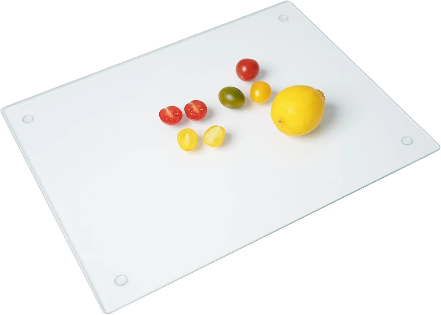 Phore Tempered Glass Cutting Board for Kitchen, Clear Cutting Board for Countertop, Dishwasher Safe, Scratch Resistant, Heat Resistant, Shatter Resistant (18"x24", Clear)