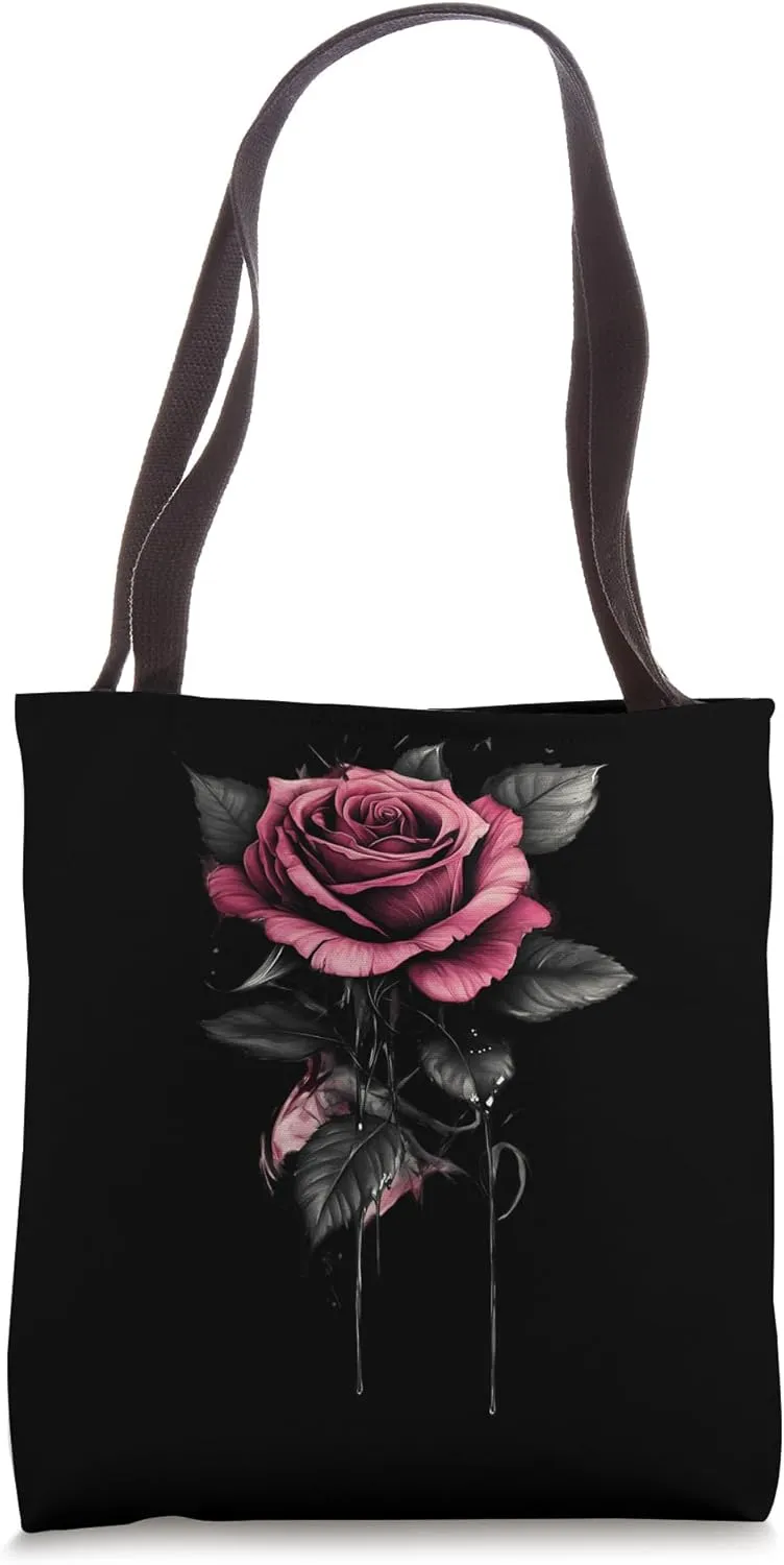 Pink Rose Flower Botanist Garden Flower Rose Tote Bag