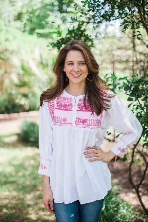 Pink Vine Tunic