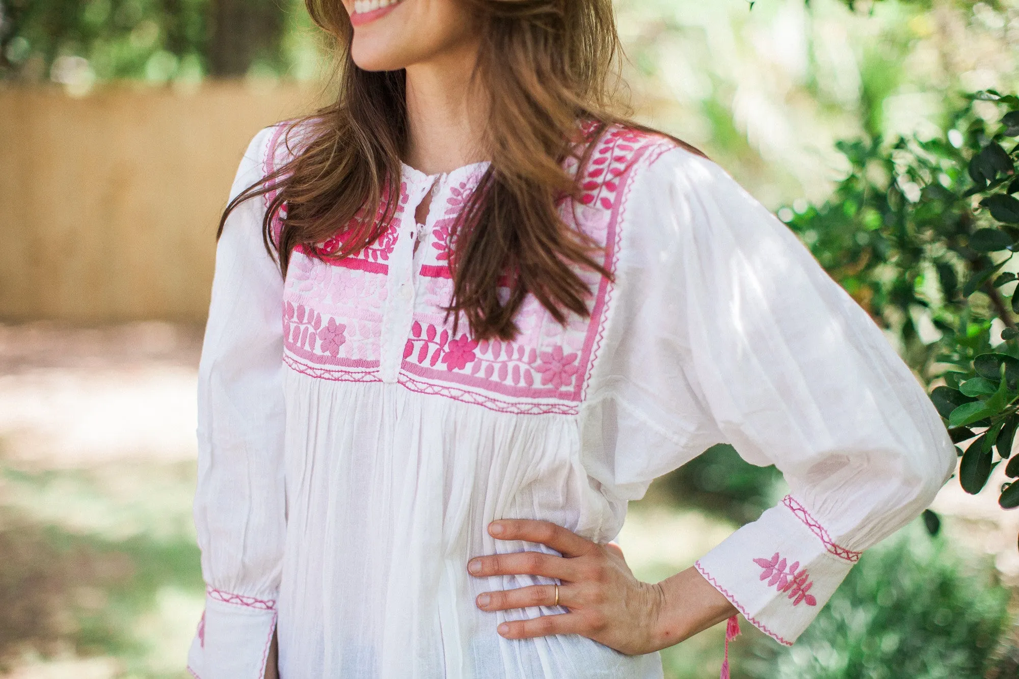 Pink Vine Tunic