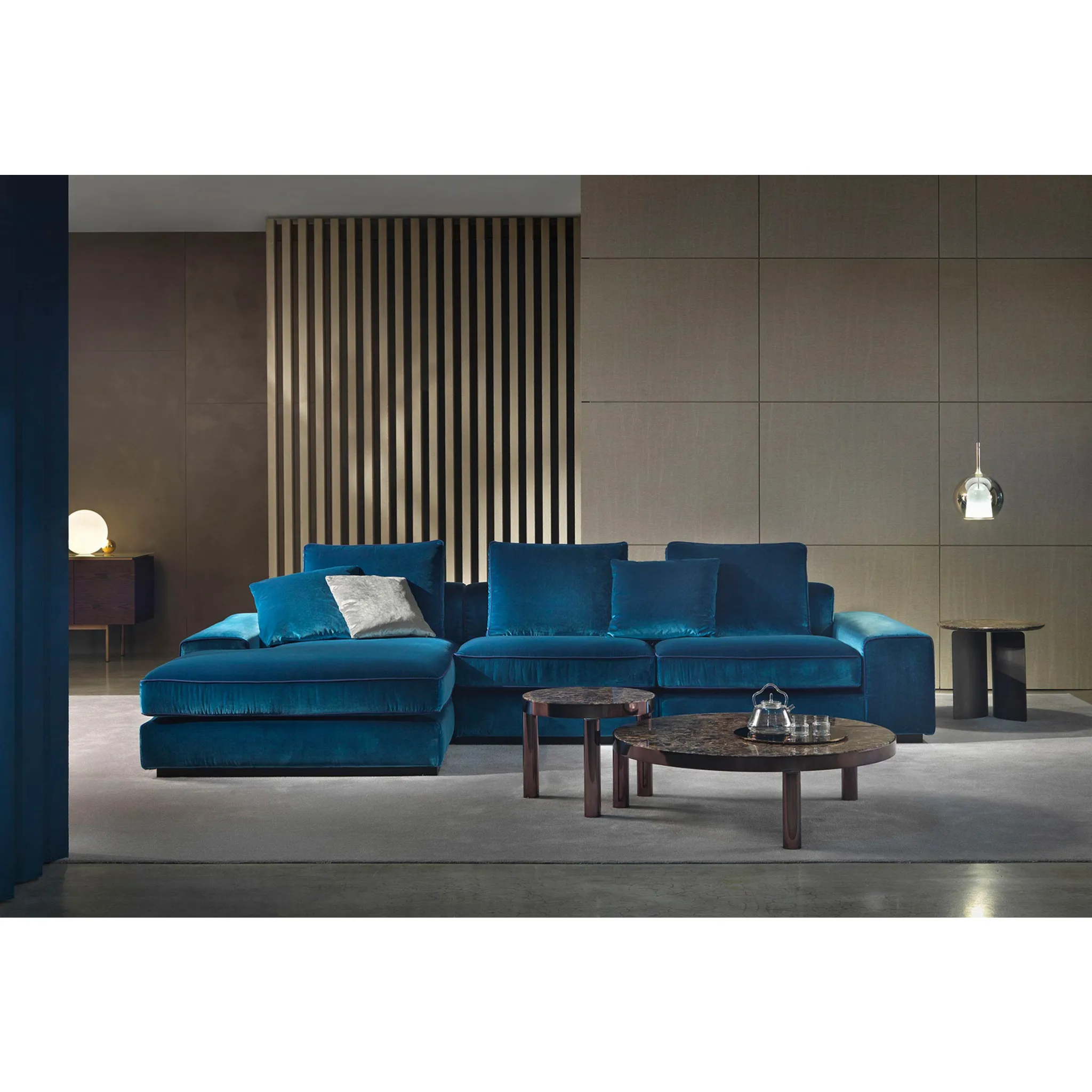 Piped Square Modern Cushion | Marelli Alexander