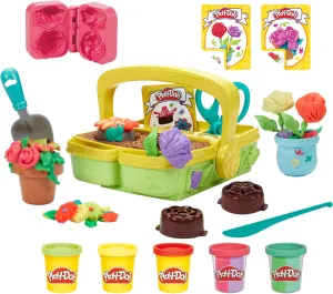 Play-Doh Blooming Flower Garden Toy Playset, Nature Pretend Play, Kids Arts & Crafts Ages 3 