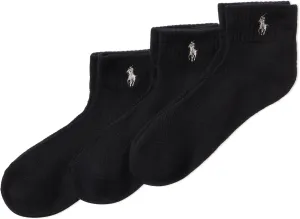 POLO RALPH LAUREN Womens 3PK Monogram Low-Cut Socks
