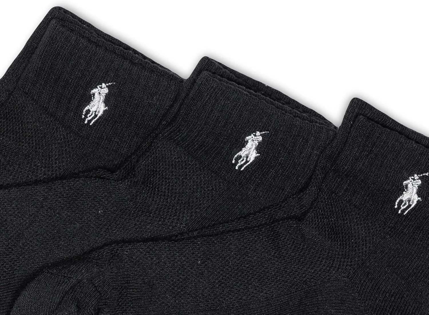POLO RALPH LAUREN Womens 3PK Monogram Low-Cut Socks