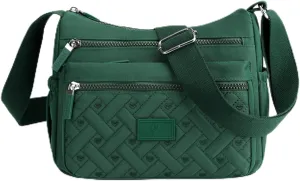 Popularate Crossbody, Lightweight Large Capacity Classic Small Popularate Bag, Nylon Shoulder Messenger Bag for Woman