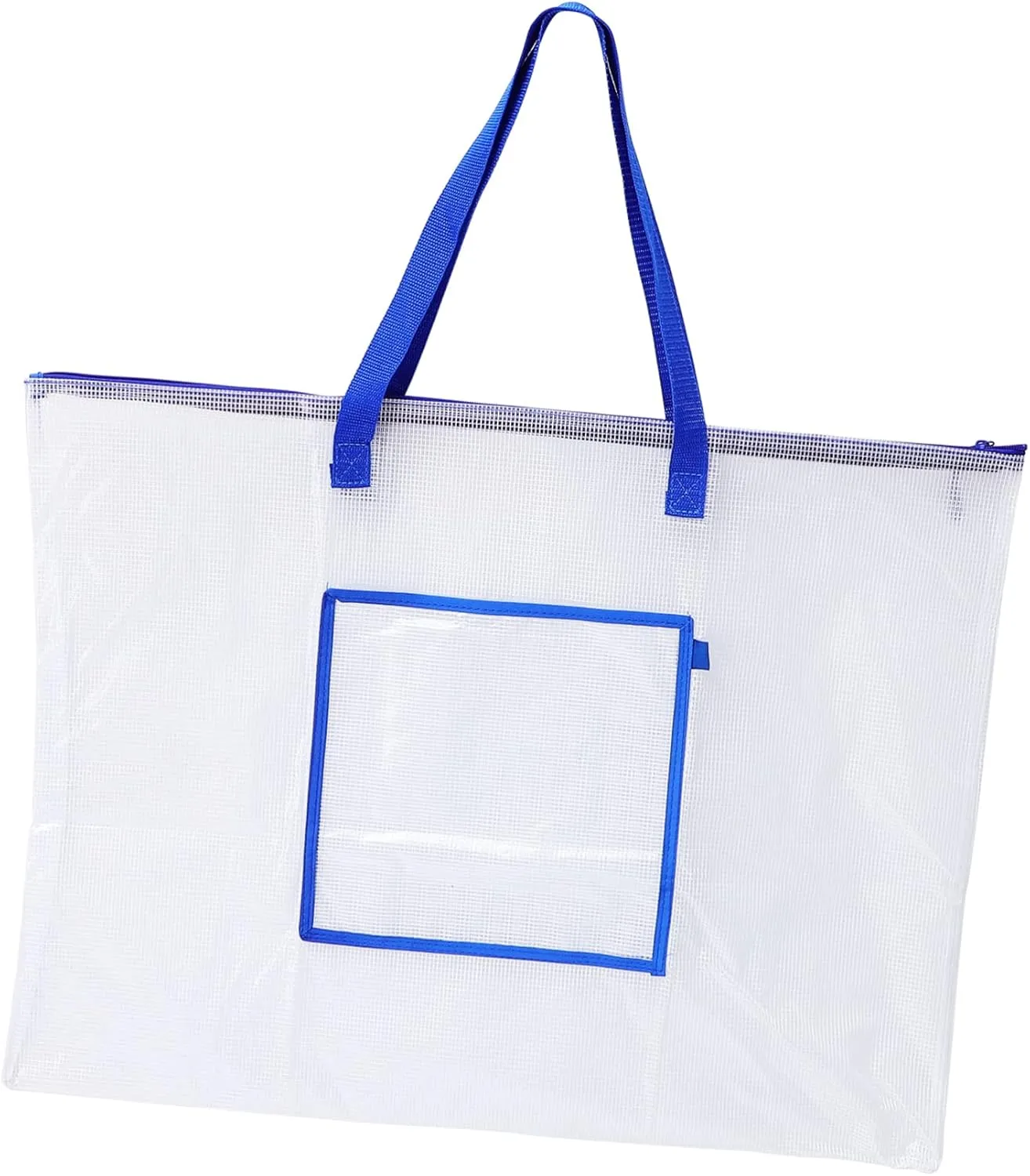 Portable Art Portfolio Bag Durable Poster Storage Organizer for Bulletin Boards Capacity for Teachers Artists and Students with Handle and Zipper