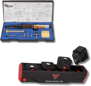 Power Probe TEK Modular Work Light & Butane Soldering Kit Bundle