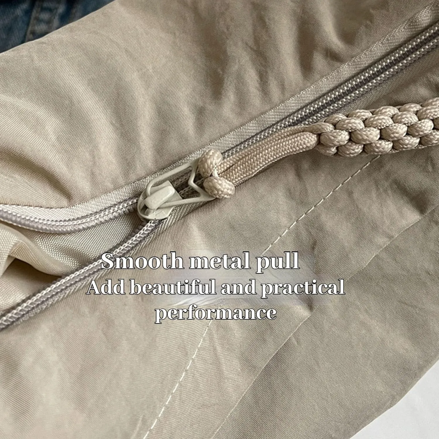 Preferable Crossbody Bag, Fashion Plain Color Nylon Shoulder Bag for Women & men
