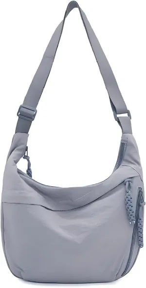 Preferable Crossbody Bag, Fashion Plain Color Nylon Shoulder Bag for Women & men