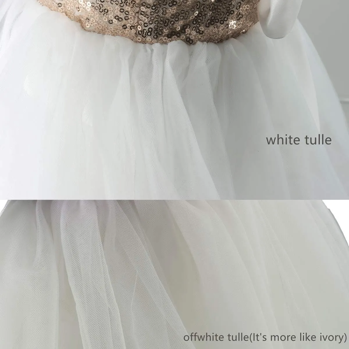 Princess Tulle Tutu Girl Dress Wedding Pageant Party Baby Dresses Sequin Backless Lace Flowers Newborn-7 Years