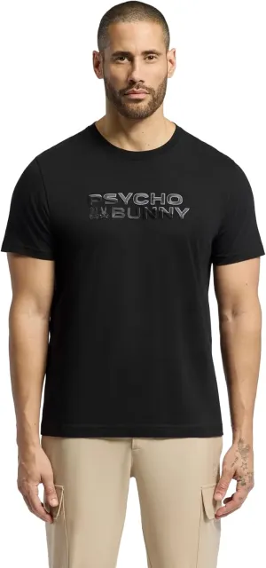 Psycho Bunny Embroidered Graphic Tee - B6U417F200