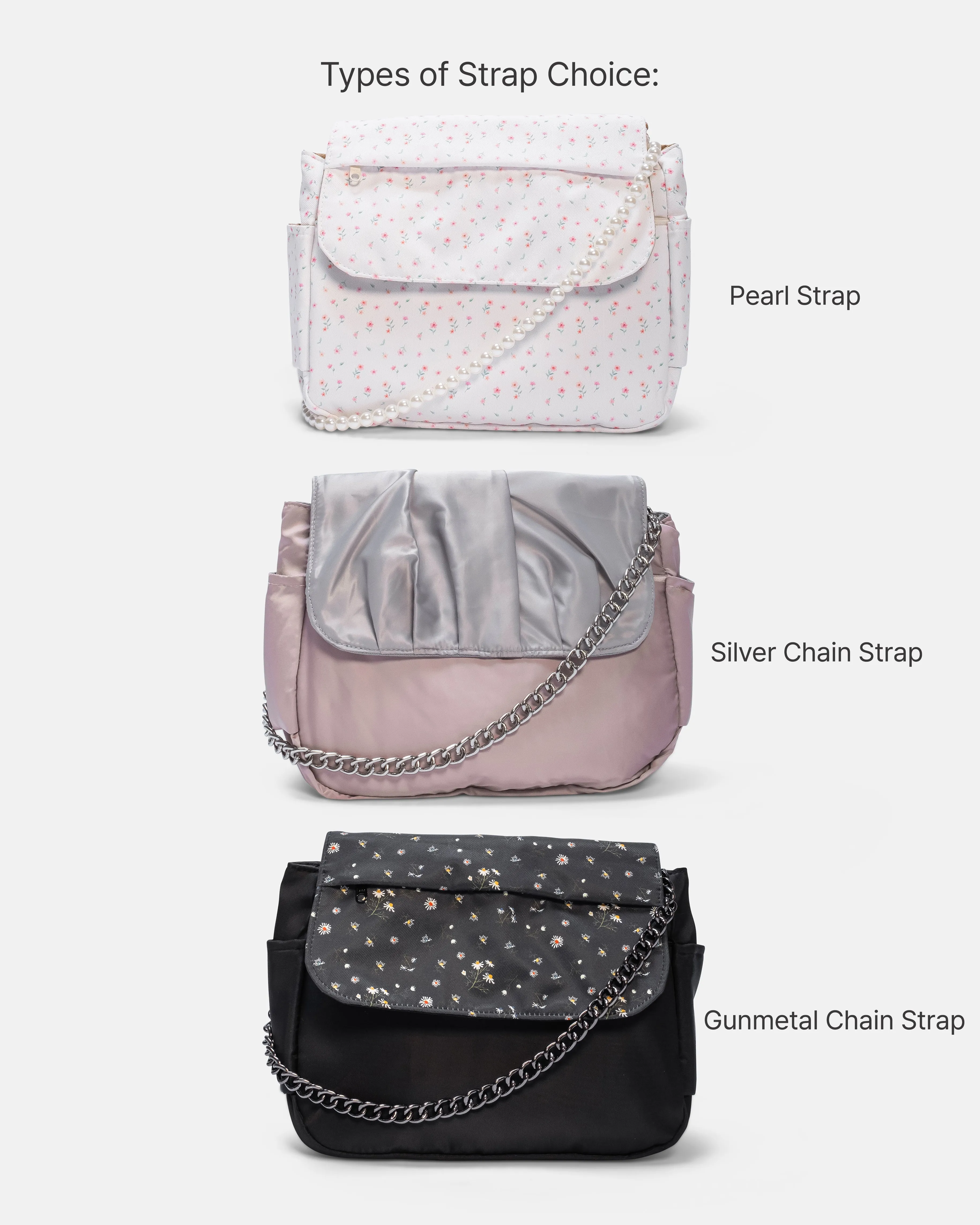 Puffies Black Multi-Carry Crossbody Bag