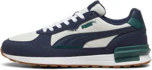 PUMA Men's Women's Graviton Shoes, White-Black-Nimbus Cloud-Glacial Blue-Lotus, 10.5