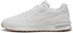 PUMA Men's Women's Graviton Shoes, White-Black-Nimbus Cloud-Glacial Blue-Lotus, 10.5