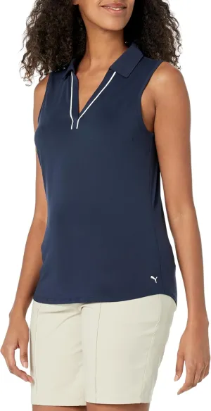 PUMA Women's Cloudspun Piped Sl Polo