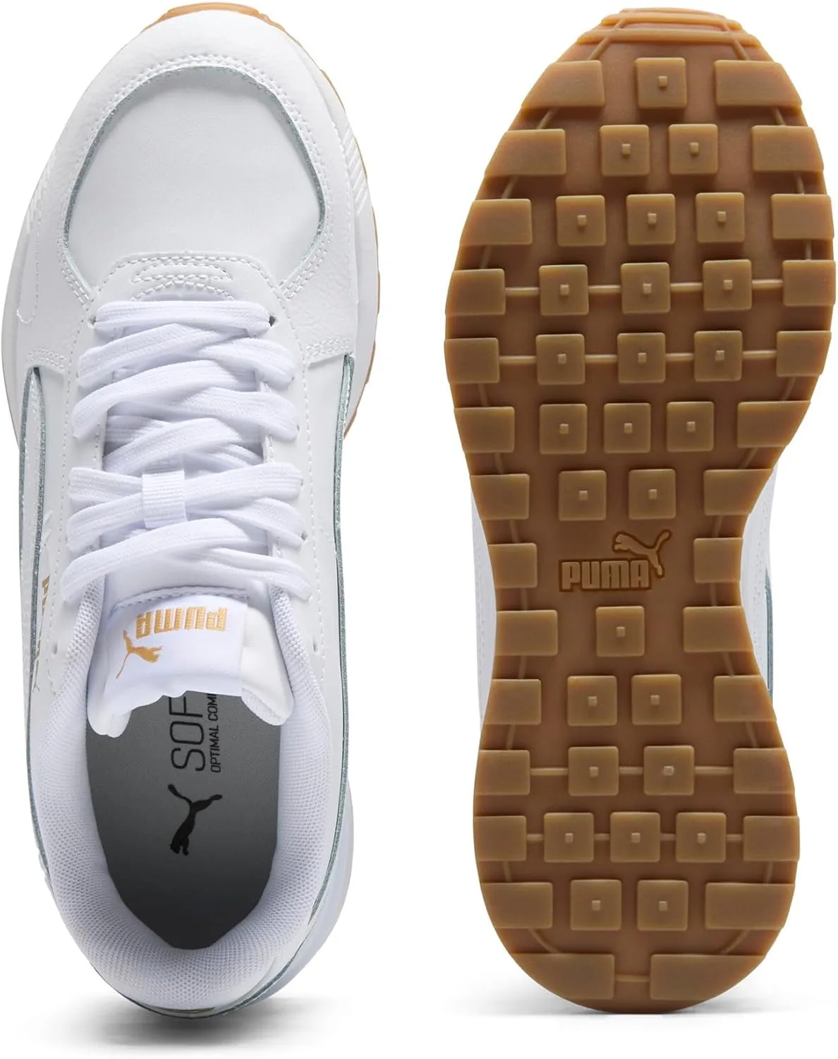 PUMA Women's Graviton Shoes, White-Black-Nimbus Cloud-Glacial Blue-Lotus, 8.5