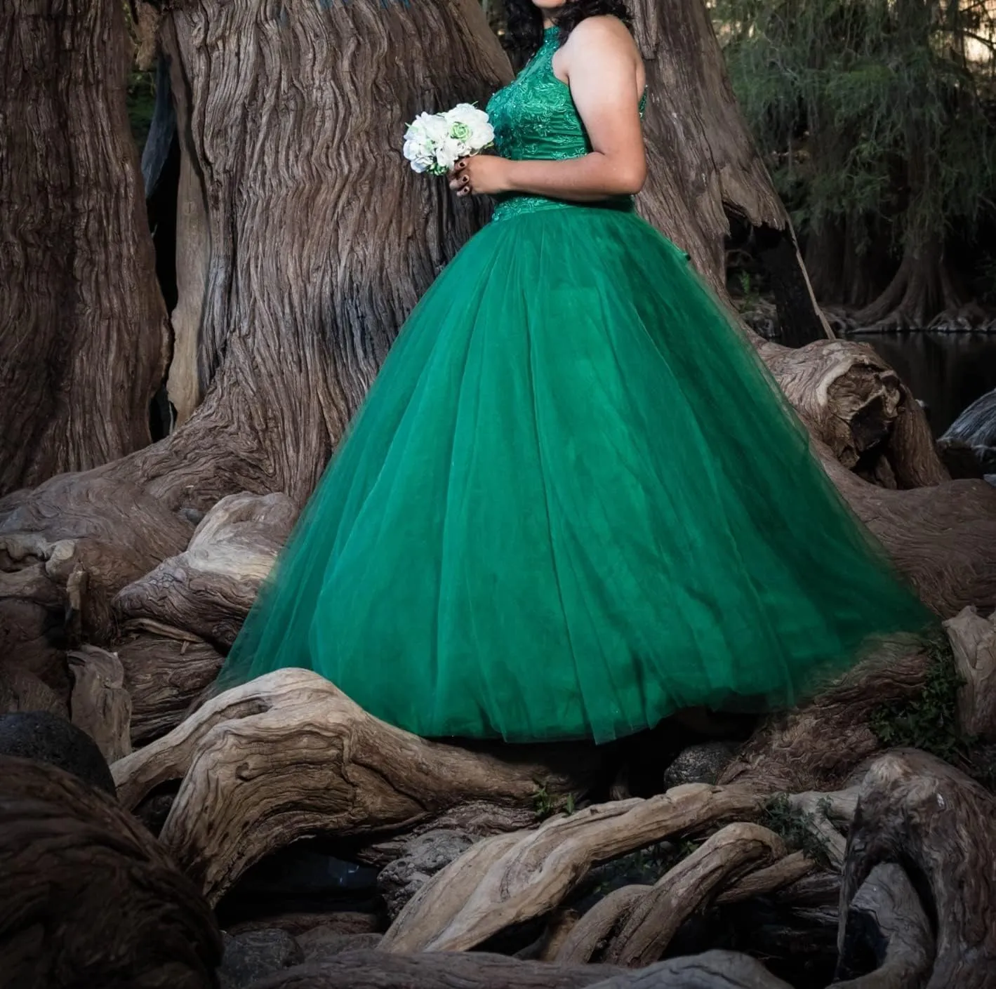 QXMYOO Ball Gown Quinceanera Dresses Sweet 16 Prom Party Princess Dress for Teens
