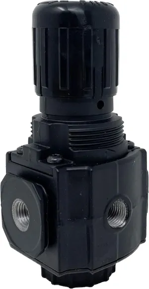 R73G-2AK-RMN : Norgren Excelon R73G Series, 1/4 PTF Ports, knob Adjustment, Relieving Pressure Regulator, Without Gauge, 5 to 15