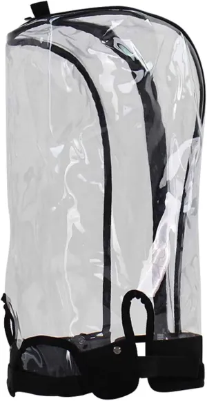 Rain Wedge Golf Bag Cover, Golf Bag Covers for Travel, PVC High-Transparency Material, Waterproof Zipper Process, Suitable for 8.5 to 9.5-inch Golf Bags