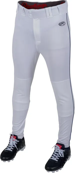 Rawlings Boys' Launch Series Baseball Pants | Tapered Jogger Fit | Youth Sizes | Piped | Multiple Colors