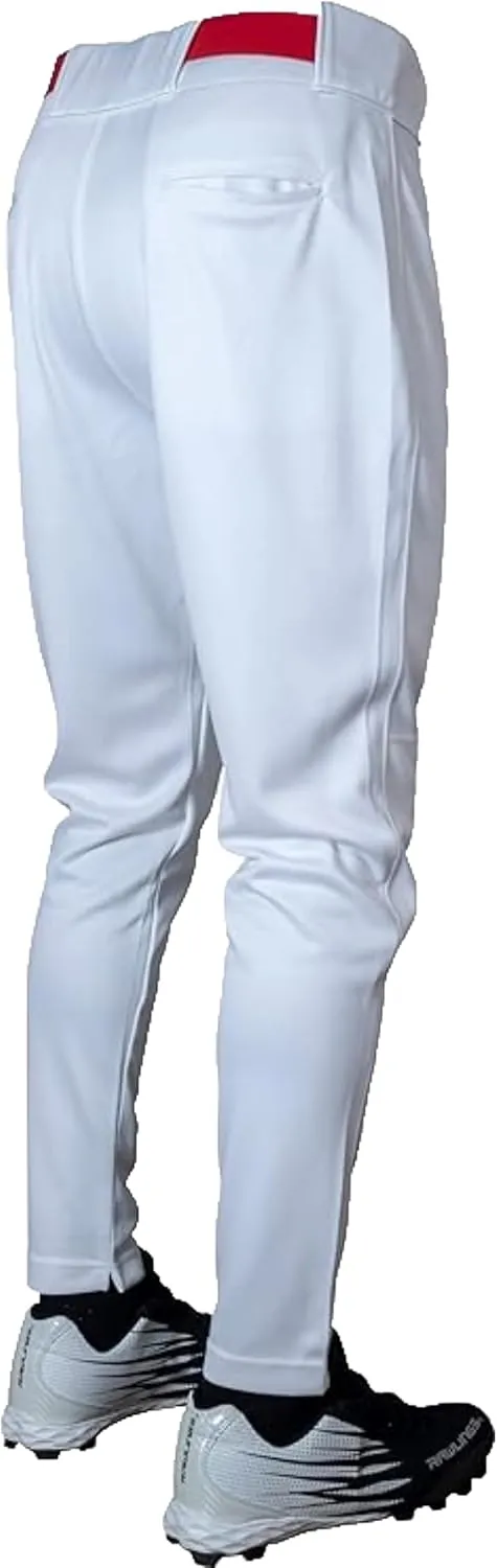 Rawlings Men's Launch Series Baseball Pant | Jogger Fit | Adult Sizes | Solid & Piped Options