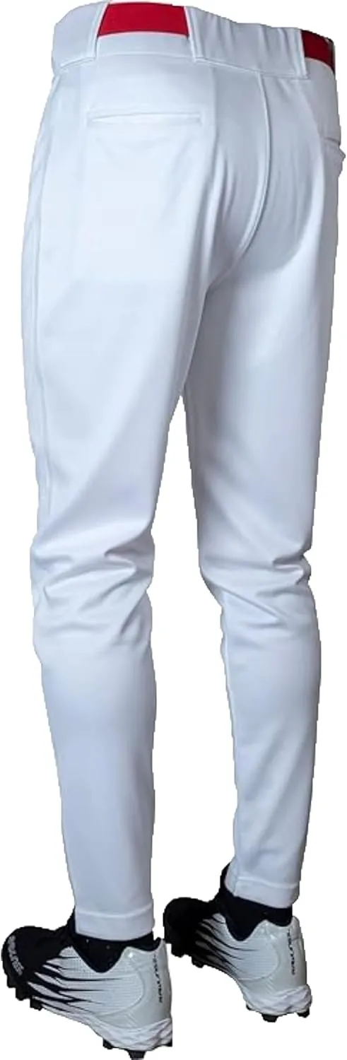 Rawlings Men's Launch Series Baseball Pant | Jogger Fit | Adult Sizes | Solid & Piped Options