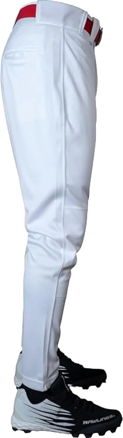 Rawlings Men's Launch Series Baseball Pant | Jogger Fit | Adult Sizes | Solid & Piped Options