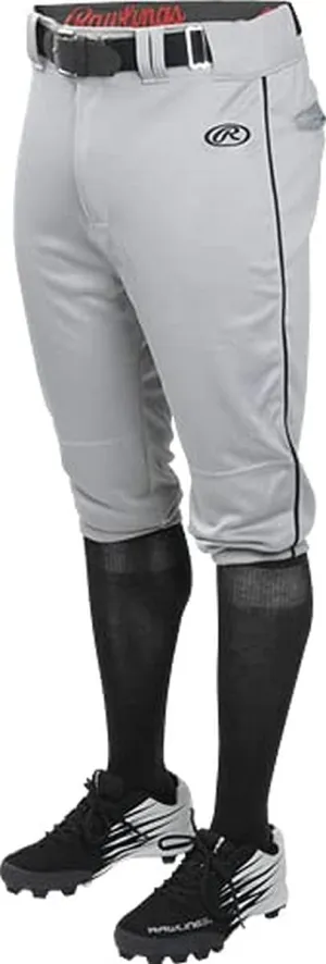 Rawlings Men's Launch Series Baseball Pants | Knicker Fit | Adult Sizes | Piped | Multiple Colors