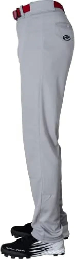 Rawlings Semi-Relaxed Full Length Baseball Pant | Solid & Piped Options | Adult Sizes | Multiple Colors