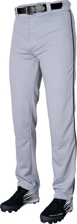 Rawlings Semi-Relaxed Full Length Baseball Pant | Solid & Piped Options | Youth Sizes | Multiple Colors